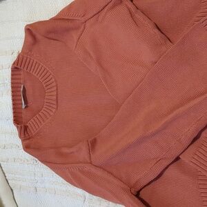 Everlane cotton crew neck boyfriend sweater size M
